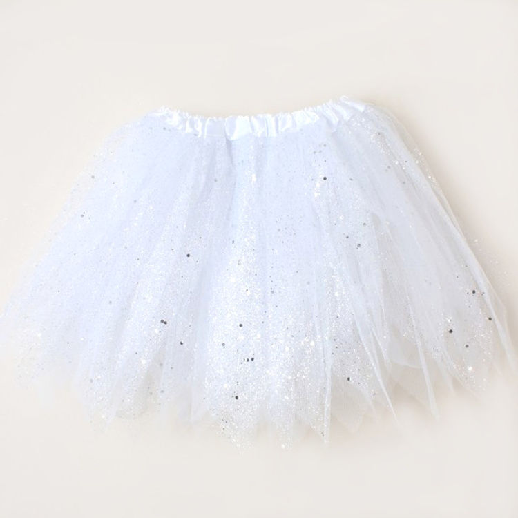 Picture of 7069 WHITE CHILD SIZE NET TUTU WAISTBAND 15-28